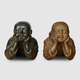 Resting Monk Statue