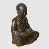 Meditating Monk Statue