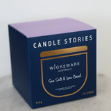 Sea Salt & Lime Basil Soy Wax Candle with Essential Oils · Hand-Poured · 300g