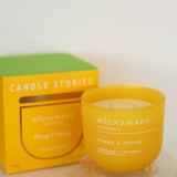 Mango & Papaya Soy Wax Candle with Essential Oils · Hand-Poured · 300g