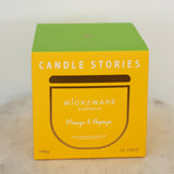 Mango & Papaya Soy Wax Candle with Essential Oils · Hand-Poured · 300g