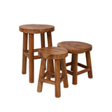 Java Teak Stool – Medium